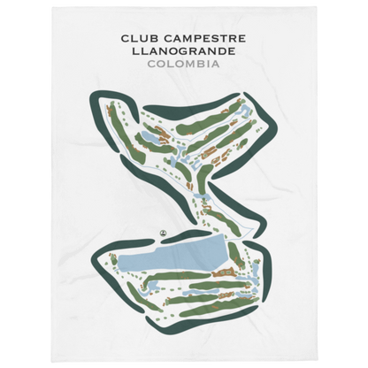 Club Campestre Llanogrande, Colombia - Printed Golf Courses