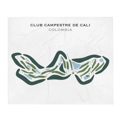 Club Campestre de Cali, Colombia - Printed Golf Courses