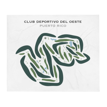 Club Deportivo Del Oeste, Puerto Rico - Printed Golf Courses