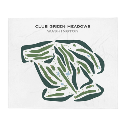 Club Green Meadows, Washington - Printed Golf Courses