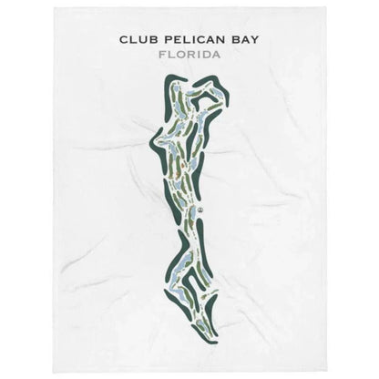 Club Pelican Bay, Florida - Printed Golf Course