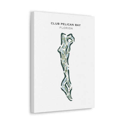 Club Pelican Bay, Florida - Printed Golf Course