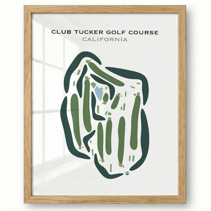 Club Tucker Golf Course, California - Printed Golf Courses