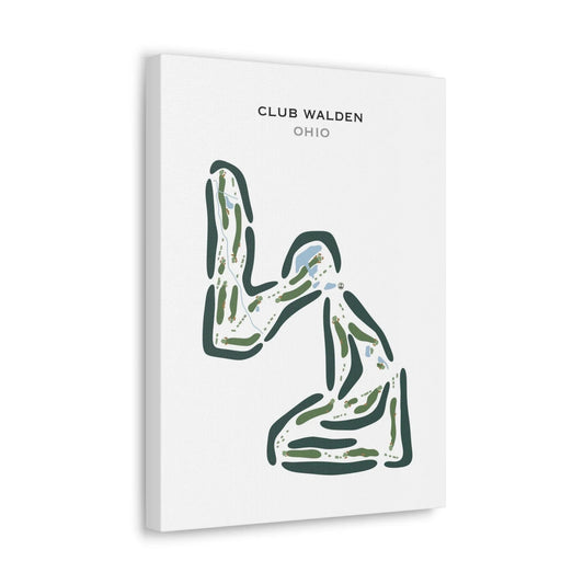 Club Walden, Ohio - Printed Golf Courses