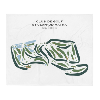 Club de Golf St-Jean-de-Matha, Quebec, Canada - Printed Golf Courses