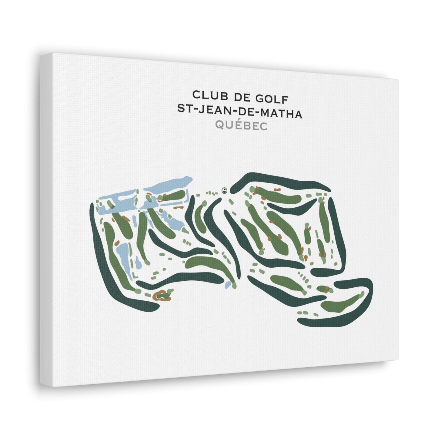 Club de Golf St-Jean-de-Matha, Quebec, Canada - Printed Golf Courses