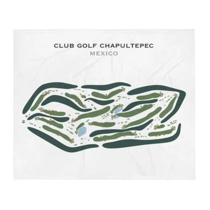 Club de Golf Chapultepec, Mexico - Printed Golf Course