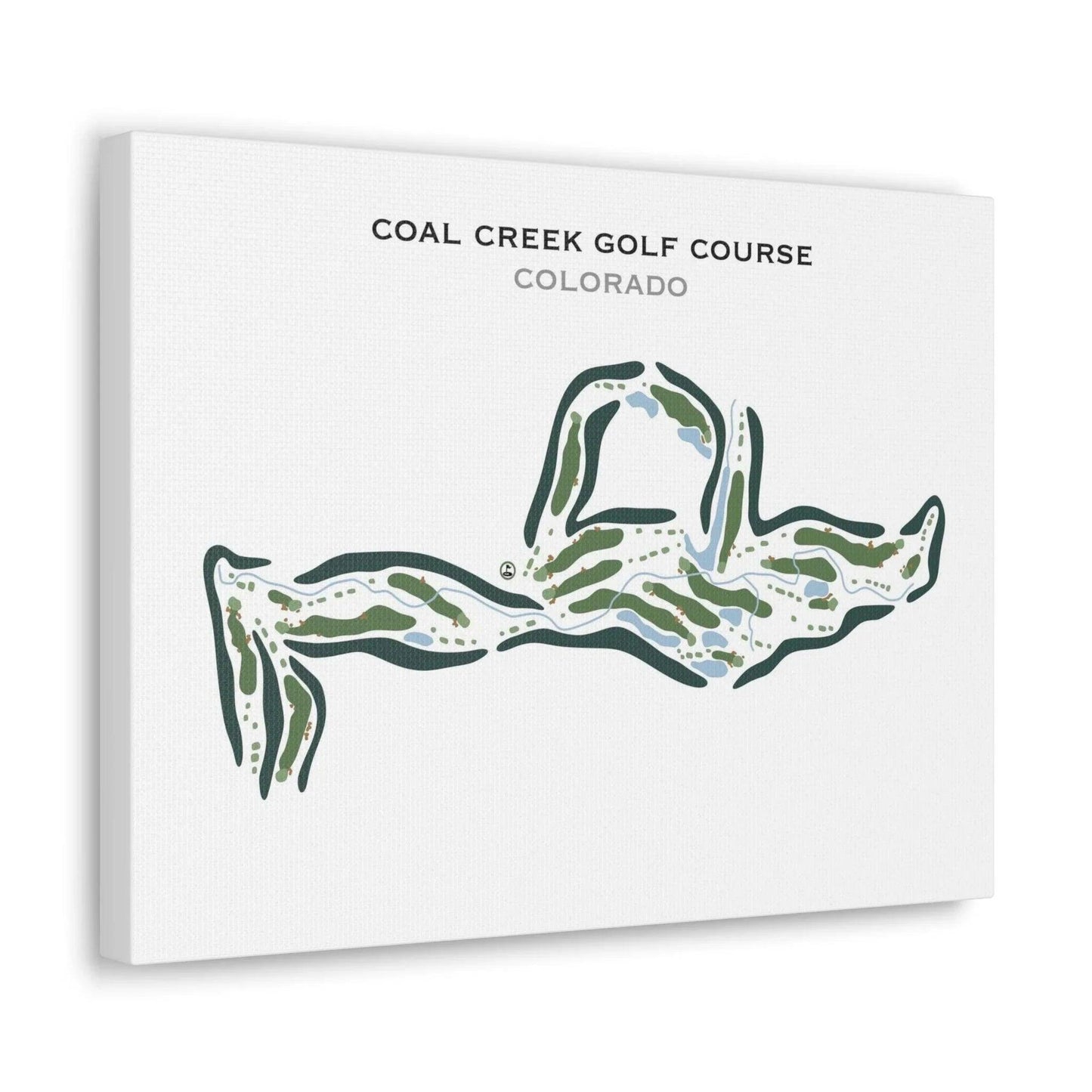 Coal Creek Golf Course, Colorado - Printed Golf Course