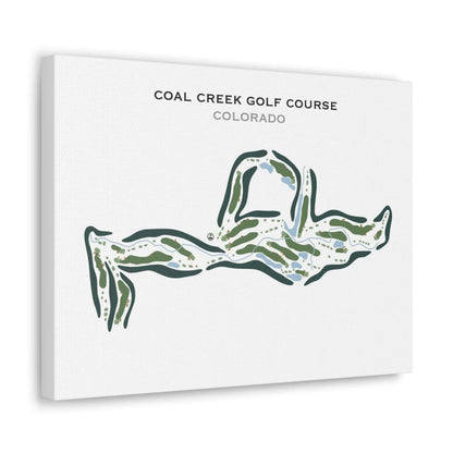 Coal Creek Golf Course, Colorado - Printed Golf Course