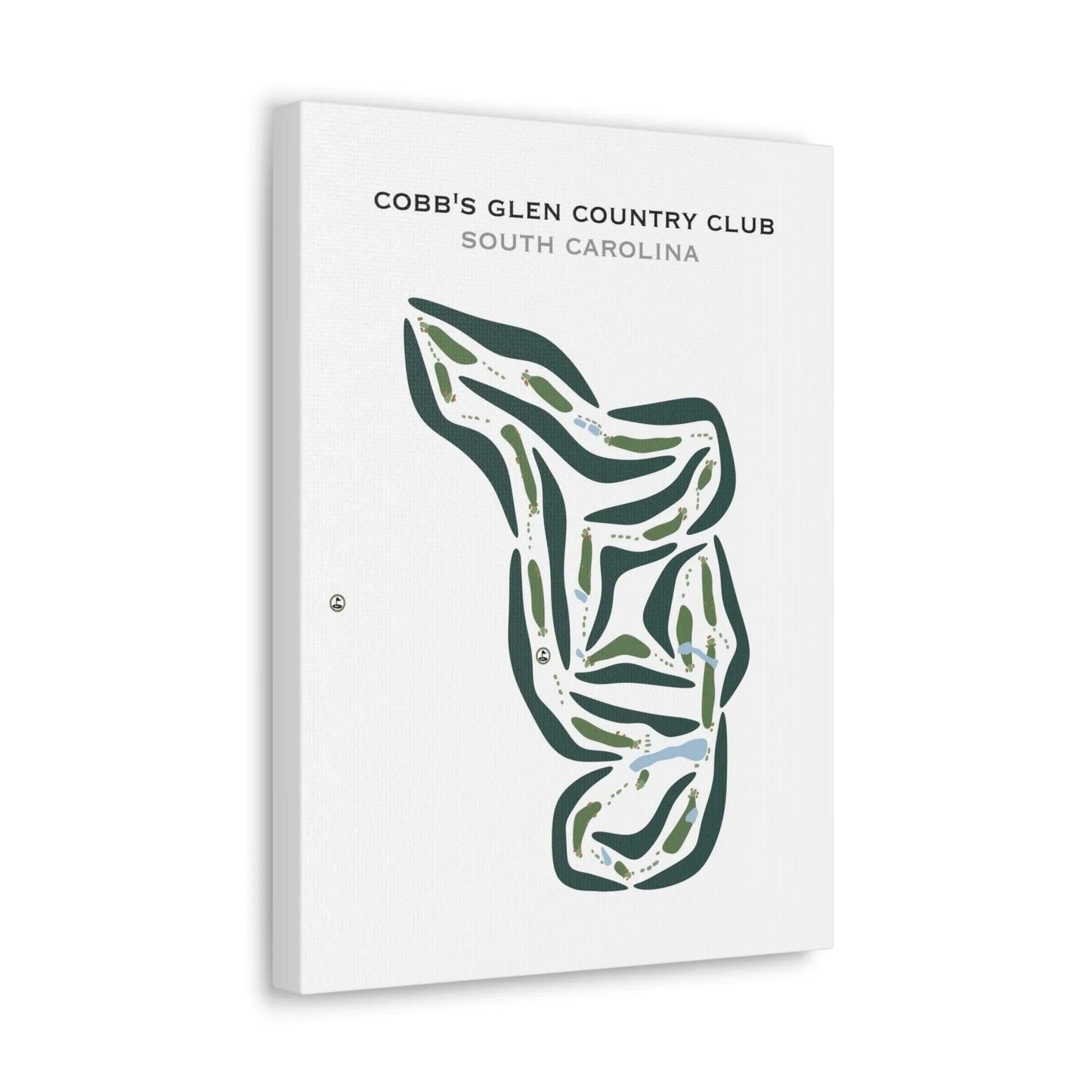 Cobbs Glen Country Club, South Carolina - Printed Golf Courses