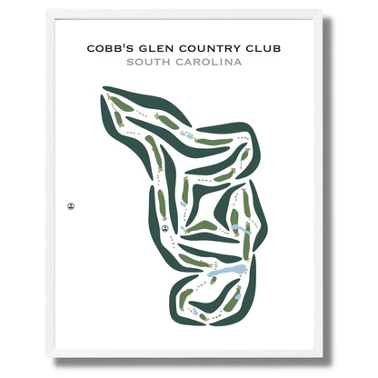 Cobbs Glen Country Club, South Carolina - Printed Golf Courses