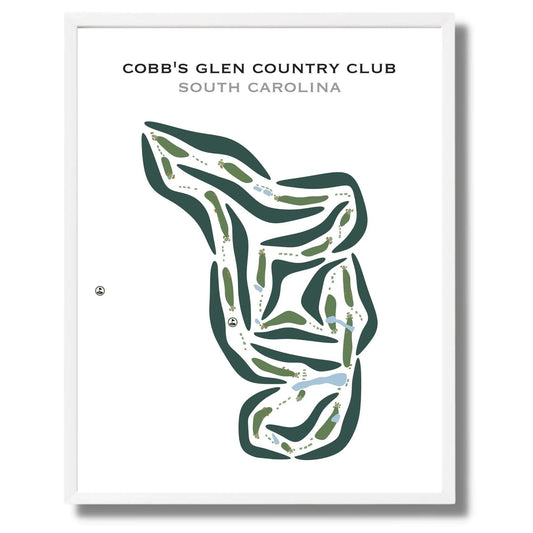Cobbs Glen Country Club, South Carolina - Printed Golf Courses