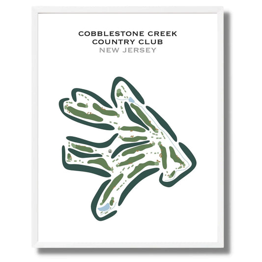 Cobblestone Creek Country Club, New Jersey - Printed Golf Course