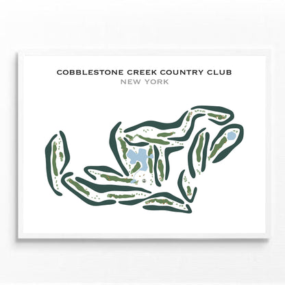 Cobblestone Creek Country Club, New York - Printed Golf Courses