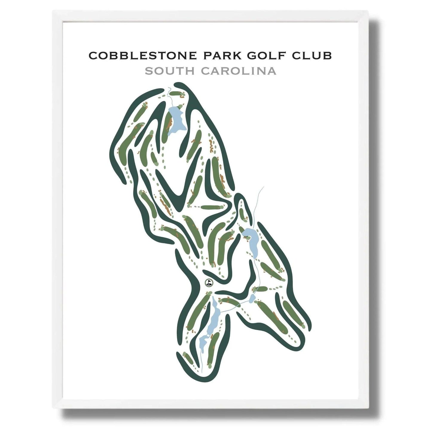 Cobblestone Park Golf Club, South Carolina - Printed Golf Courses