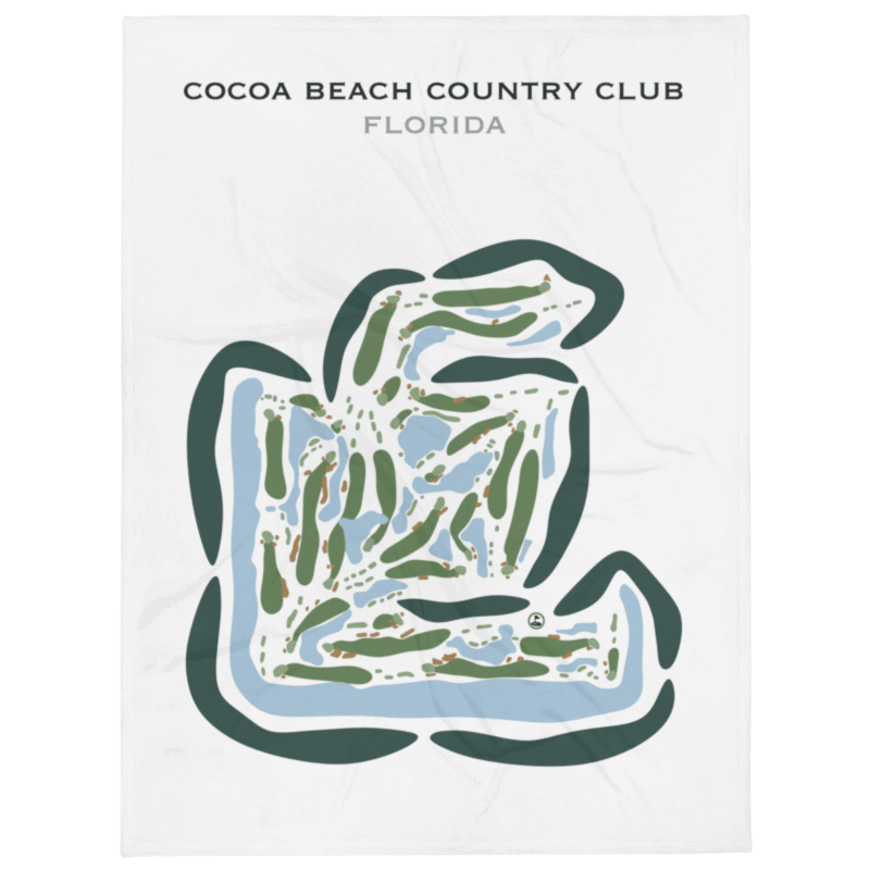 Cocoa Beach Country Club, Florida - Printed Golf Courses
