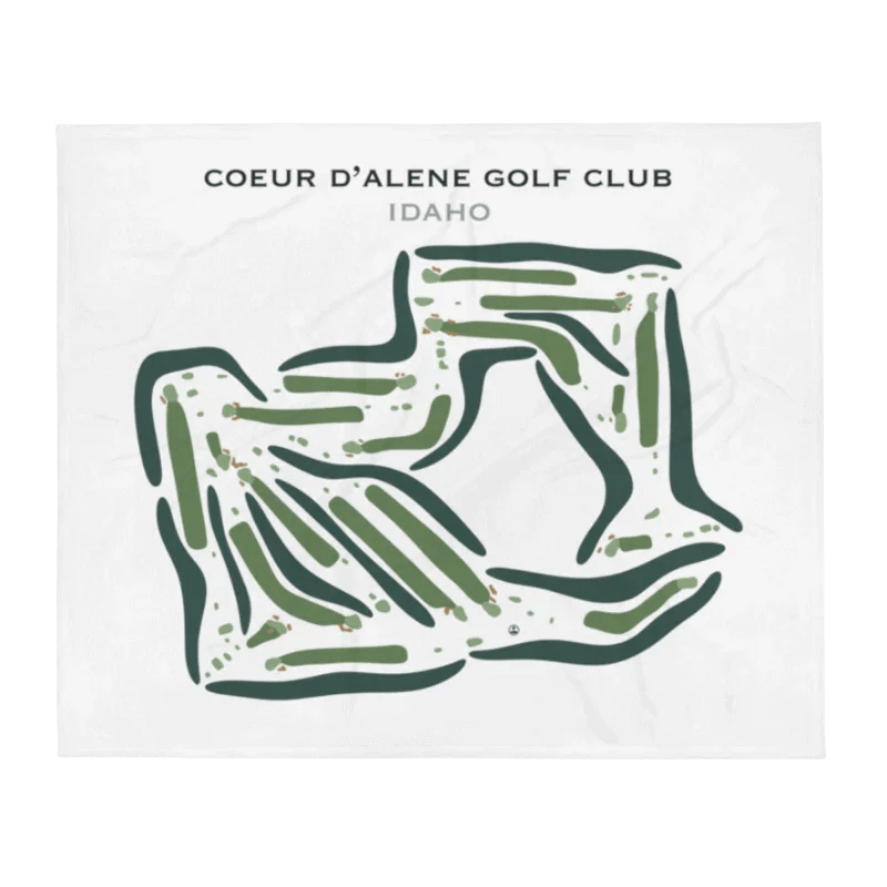 The Coeur d’Alene Golf Club, Idaho - Printed Golf Courses