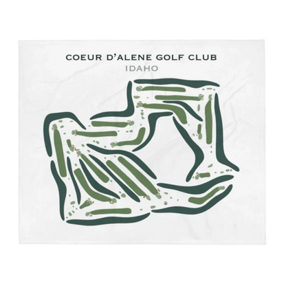The Coeur d’Alene Golf Club, Idaho - Printed Golf Courses