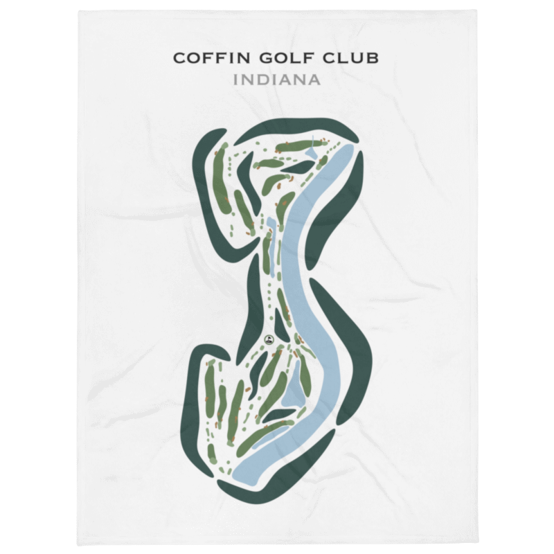 Coffin Golf Club, Indiana - Printed Golf Courses