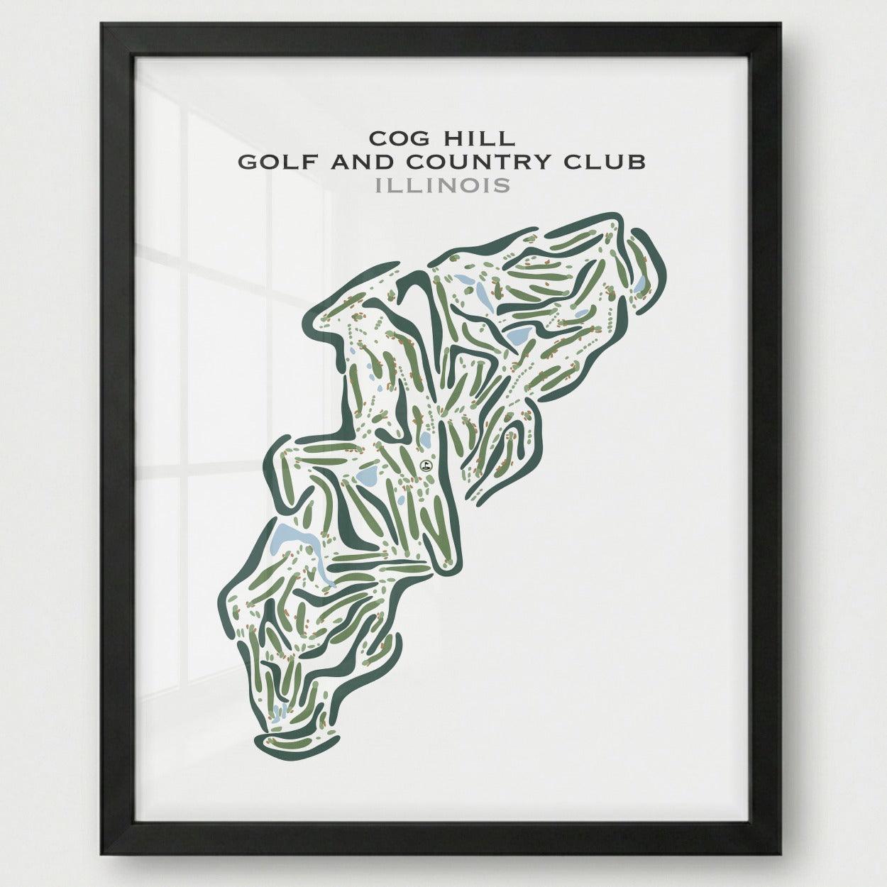 Cog Hill Golf and Country Club, Illinois - Printed Golf Courses
