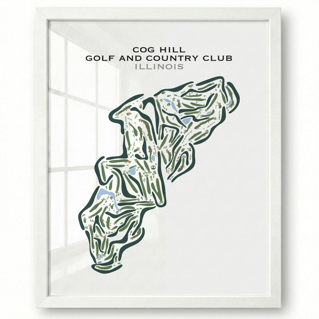 Cog Hill Golf and Country Club, Illinois - Printed Golf Courses