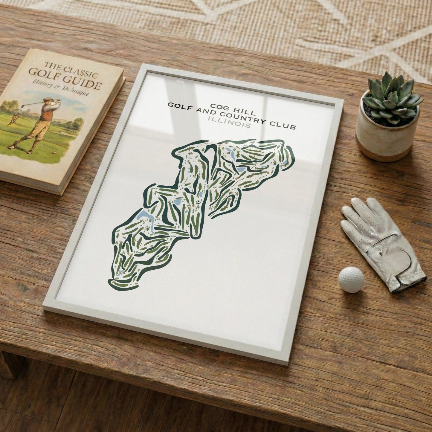 Cog Hill Golf and Country Club, Illinois - Printed Golf Courses