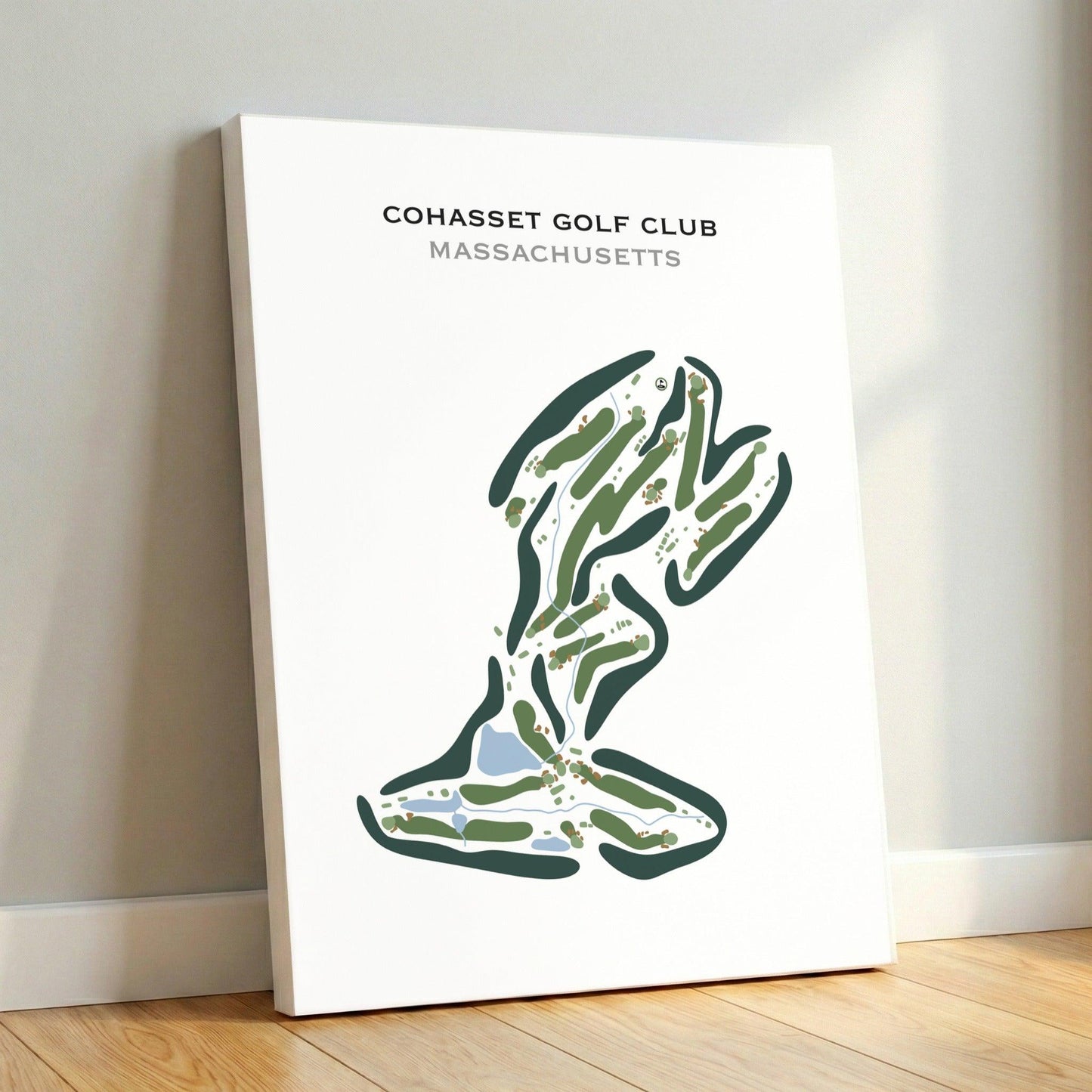 Cohasset Golf Club, Massachusetts - Printed Golf Course