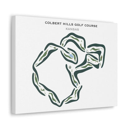 Colbert Hills Golf Course, Kansas - Printed Golf Courses
