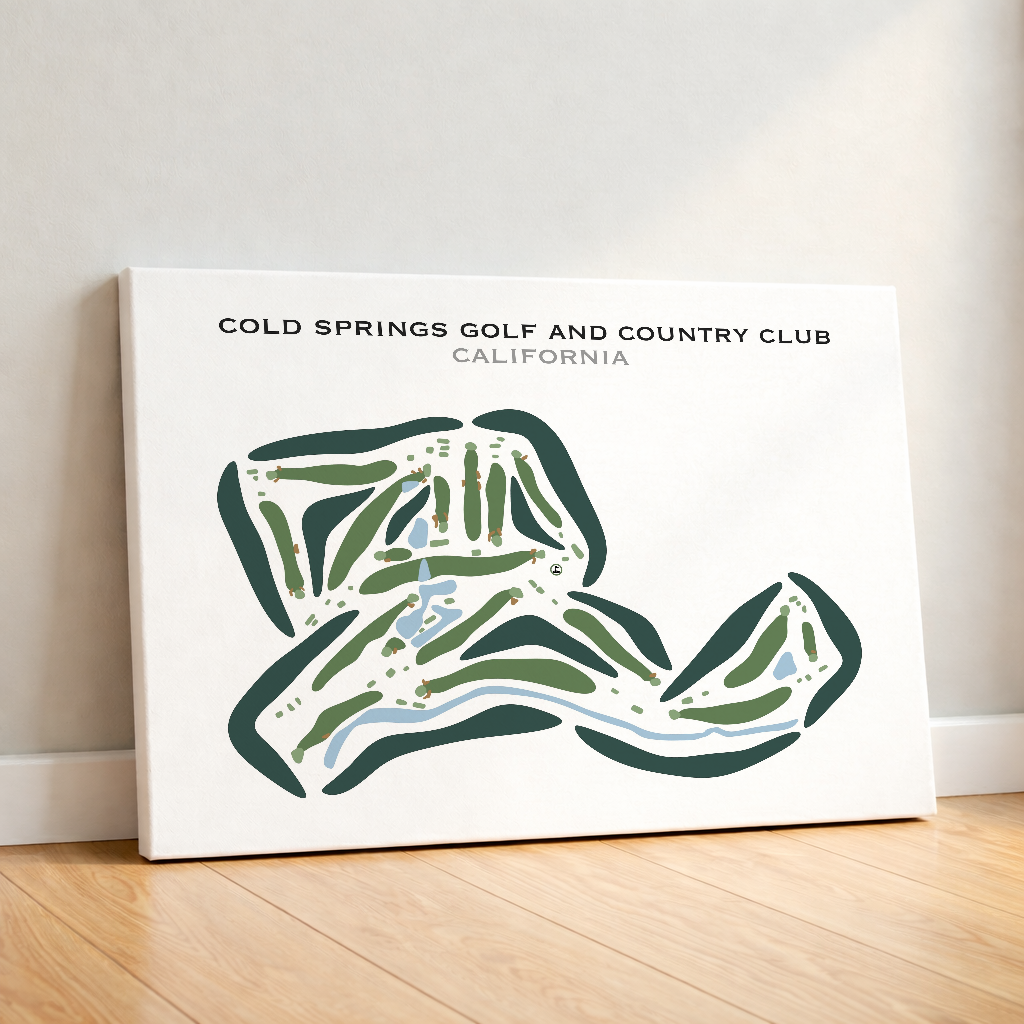 Cold Springs Golf and Country Club, California - Printed Golf Courses
