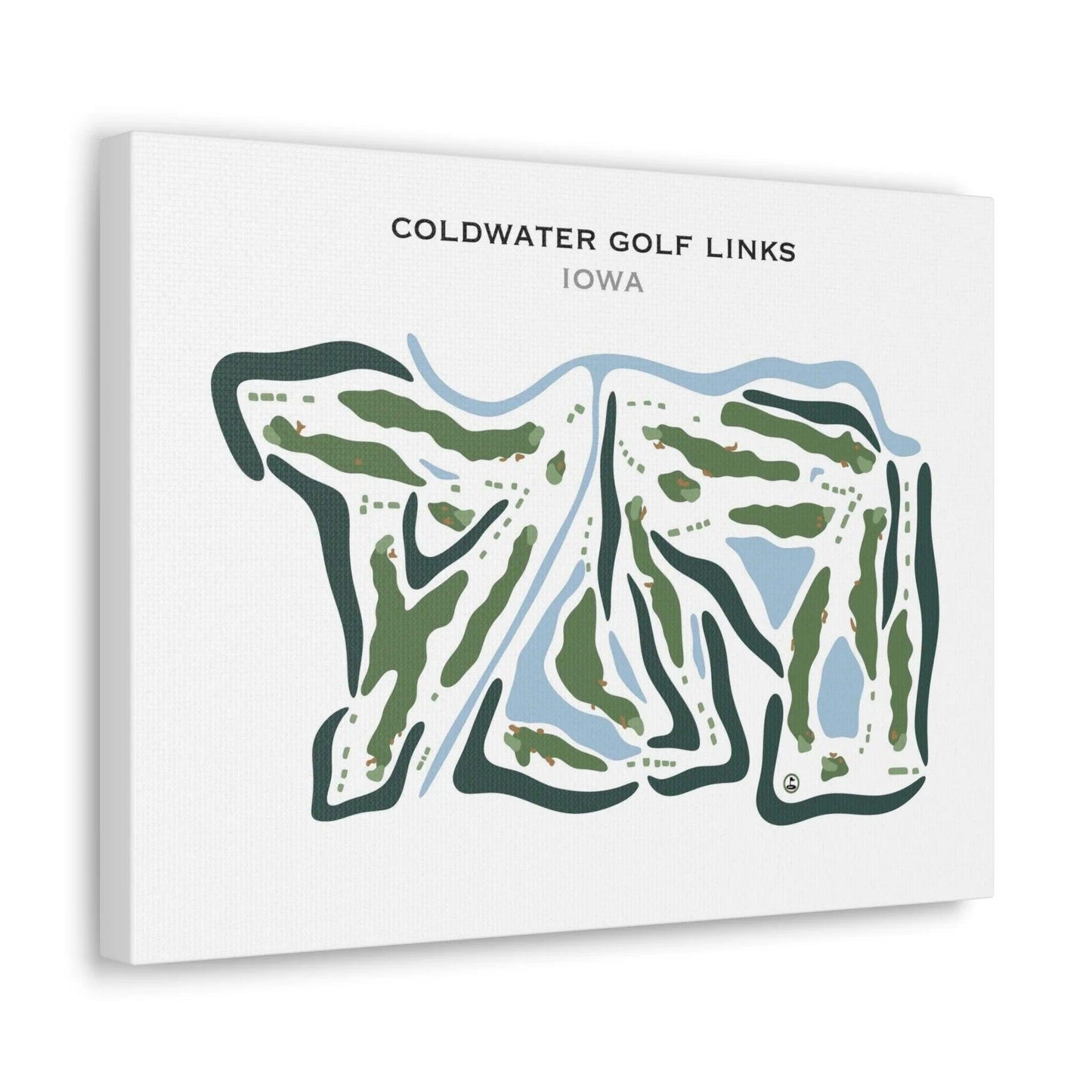 Coldwater Golf Links, Iowa - Printed Golf Courses