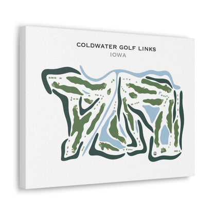 Coldwater Golf Links, Iowa - Printed Golf Courses