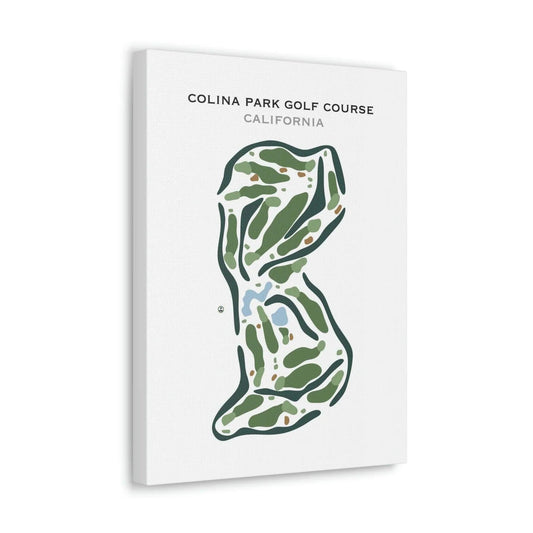 Colina Park Golf Course, California - Printed Golf Courses
