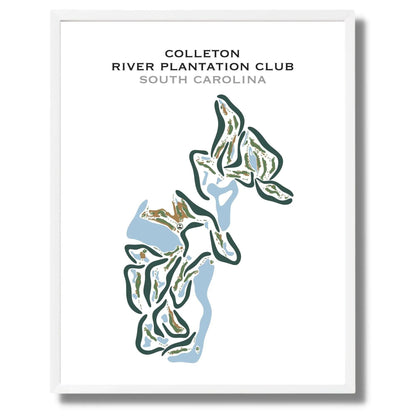 Colleton River Club, Plantation Club, South Carolina - Printed Golf Courses