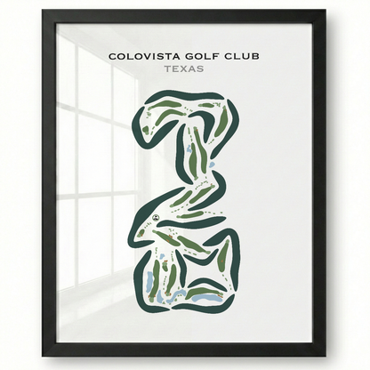 ColoVista Golf Club, Texas - Printed Golf Courses