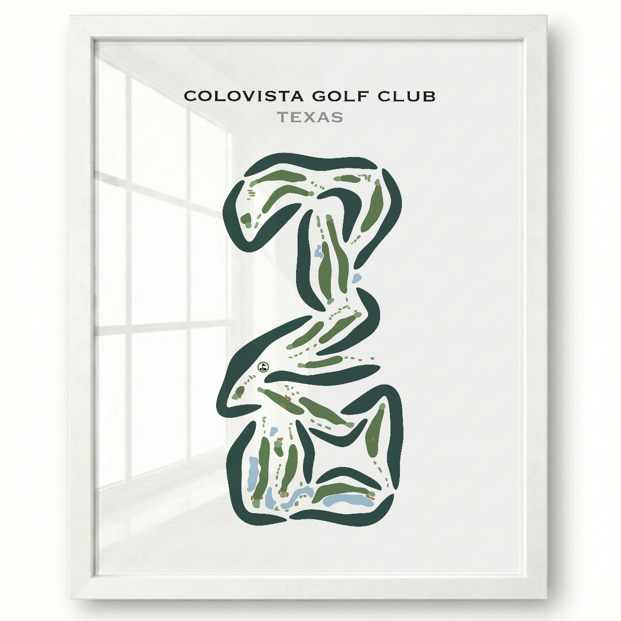 ColoVista Golf Club, Texas - Printed Golf Courses