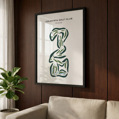 ColoVista Golf Club, Texas - Printed Golf Courses