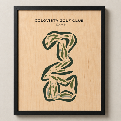 ColoVista Golf Club, Texas - Printed Golf Courses