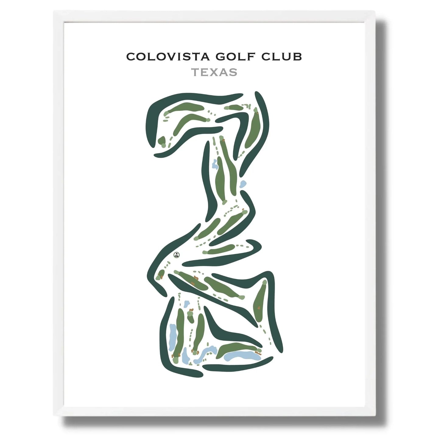 ColoVista Golf Club, Texas - Printed Golf Course