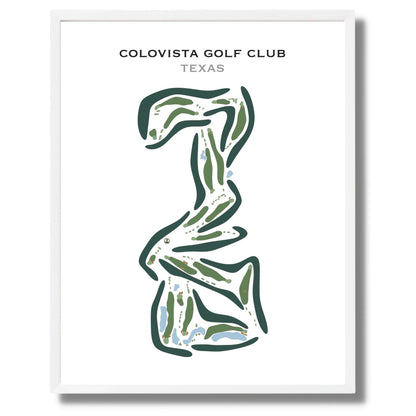 ColoVista Golf Club, Texas - Printed Golf Course