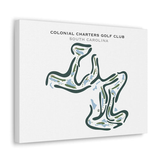 Colonial Charters Golf Club, South Carolina - Printed Golf Courses