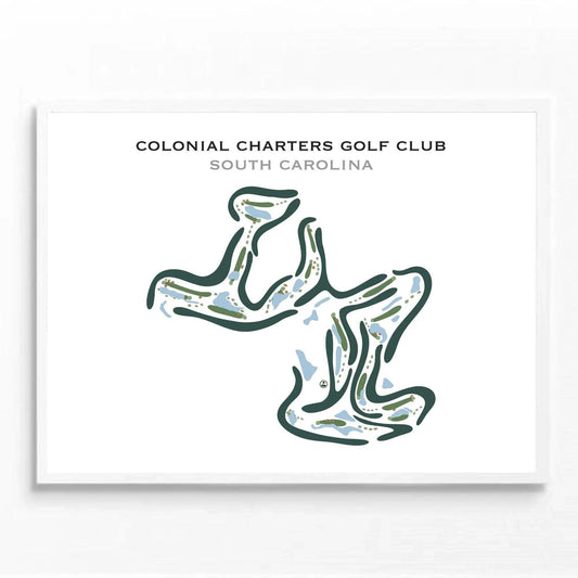 Colonial Charters Golf Club, South Carolina - Printed Golf Courses