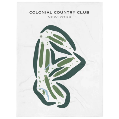 Colonial Country Club, Tannersville, New York  - Printed Golf Courses