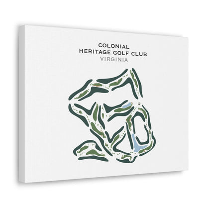 Colonial Heritage Golf Club, Virginia - Printed Golf Course