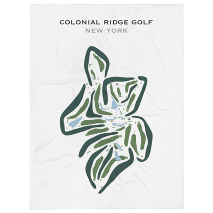 Colonial Ridge Golf, New York - Printed Golf Courses