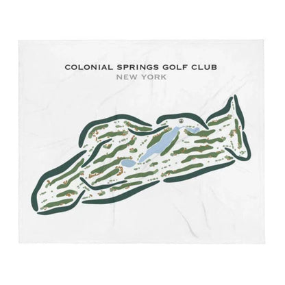 Colonial Springs Golf Club, New York - Printed Golf Course