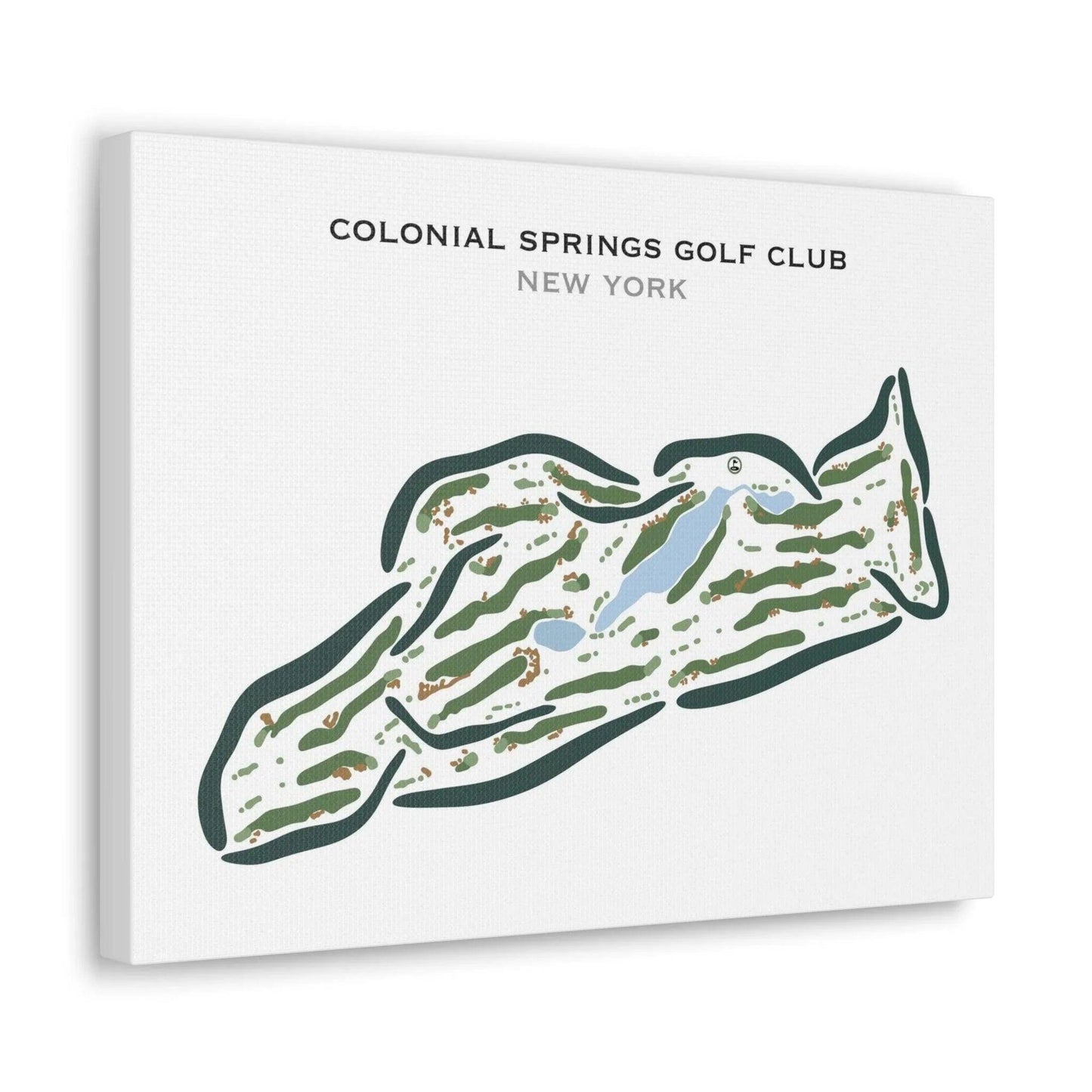 Colonial Springs Golf Club, New York - Printed Golf Course