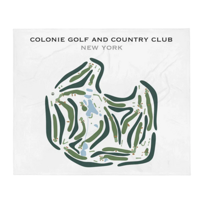 Colonie Golf & Country Club, New York - Printed Golf Course