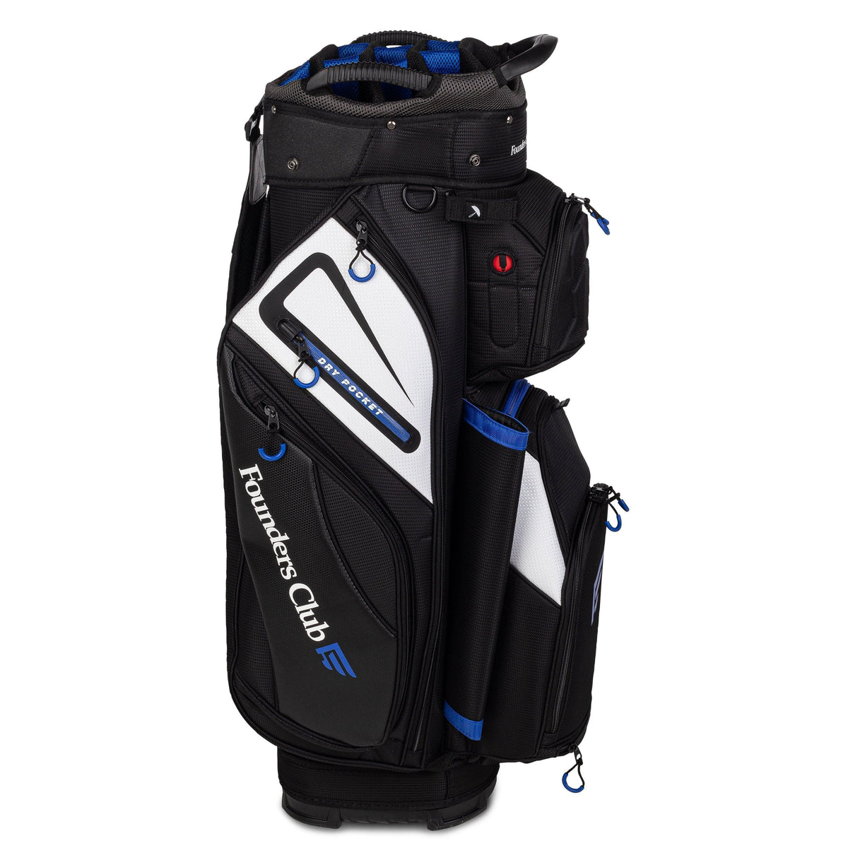 ColoradoCartBagBlackWhiteBlueLeftSide - GOLF LEAGUE
