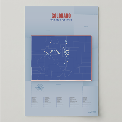 Map of Colorado Golf Courses