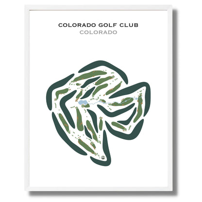 Colorado Golf Club, Colorado - Printed Golf Courses